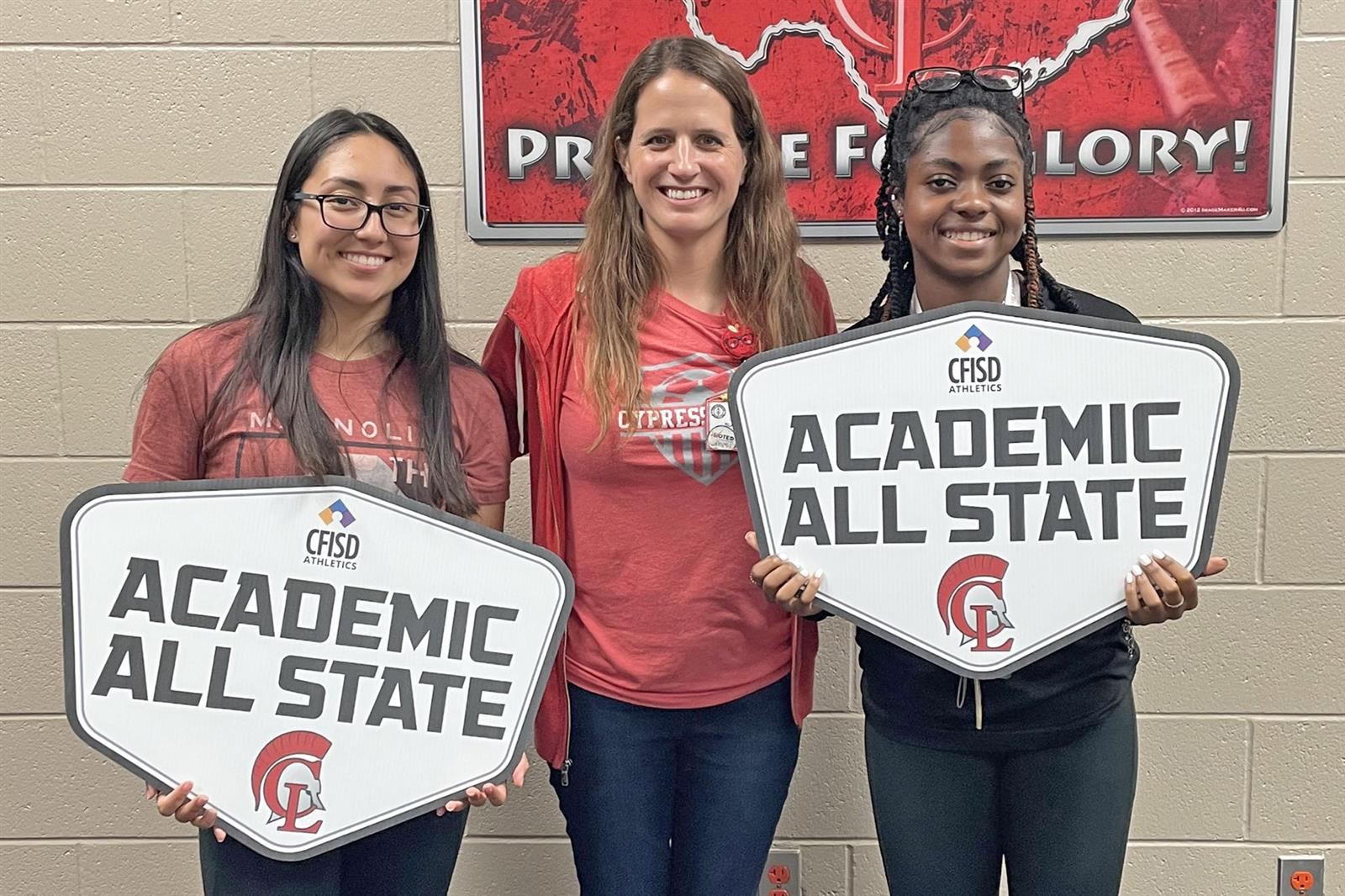 CFISD girls’ soccer student-athletes earn THSCA Academic All-State honors.